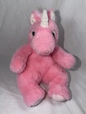 AURORA PINK UNICORN PLUSH STUFFED ANIMAL TOY 10" IN