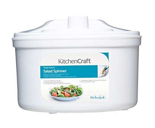 KitchenCraft Salad Spinner and Dresser, BPA Free Plastic,  Assorted sizes