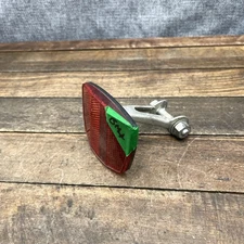 Vintage Cateye BMX Rear Red Reflector Seatpost Mounting Bracket 1980s Bike Bicy