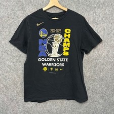 Nike Golden State Warriors NBA 2021-2022 Champions T Shirt Mens Large