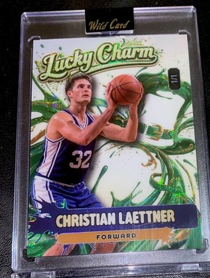 2026 Wild Card Lucky Charm Christian Laettner 1/1  Numbered Basketball