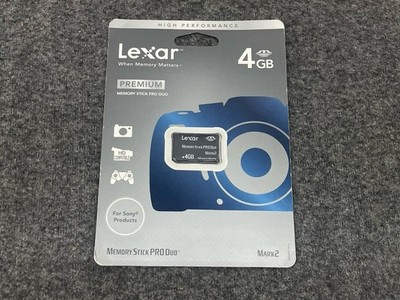 Lexar 4GB Memory Stick Pro Duo MagicGate Mark 2  - BRAND NEW & SEALED