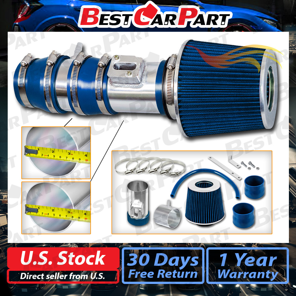 BCP BLUE For 08-12 Accord & CrossTour 3.5 V6 TL Racing Air Intake Kit +Filter