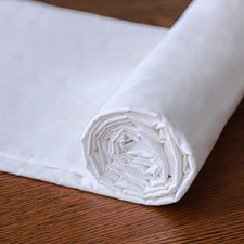 100 Cotton Muslin Fabric 102 Inch Wide by Yard, Bleached White Lightweight Fabr