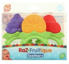 Razbaby Raz-fruitique Teethers - BPA Free - 3 Months 