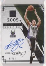 2021-22 Panini Impeccable Selections Signatures 85/99 Andrew Bogut Auto 0el