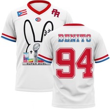 Puerto Rico Team Benito Benito Bowl  94 Football Jersey Halftime Show S-3XL