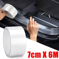 20ft Protector Sill Scuff Cover Car Door Plate Sticker Anti Scratch Bumper Strip