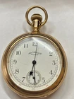 ⏱ Antique Waltham Chronograph Pocket Watch Hillside movement size 14 circa 1884