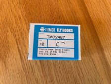 TMC 2487 Size 12 Package of 100 Fly Tying Hooks Tiemco