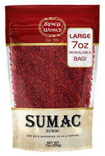 Sumac Spice Powder 7 Ounce Bag - Ground Sumac, Sumac Seasoning Sumak 