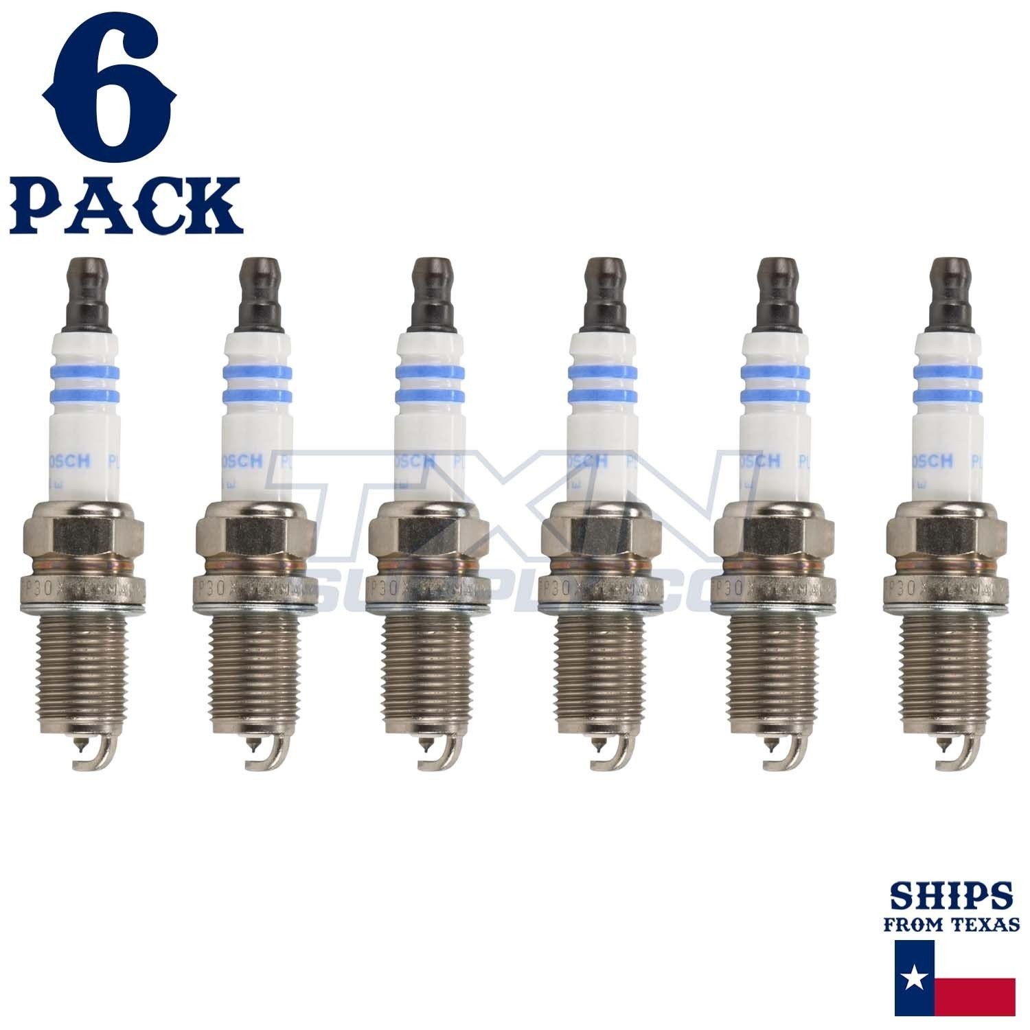 6 Pack BoschÃÂÃÂ 6724 FR7DPP30X Platinum Spark Plugs