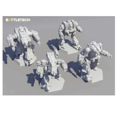 BattleTech Inner Sphere Heavy Battle Lance Miniature Game by Catalyst Game Labs