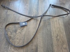 Equinavia Valkyrie Fancy Stitched Leather Standing Martingale Chocolate COB
