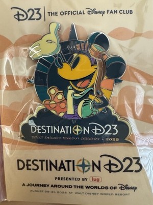 Disney Destination D23 2025 Mickey Mouse Limited Release Pin WDW Event