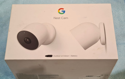 Google Nest Cam Indoor Outdoor Akku Wasserdicht Überwachungskamera G3AL9 - Neu