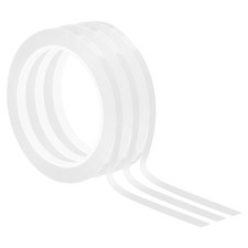 3Pack 1/4" x 72 Yards Whiteboard Tape Thin Dry Erase Tape White