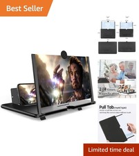 Ultra-Clear 3X Phone Screen Magnifier - Portable  Foldable for All Smartphones