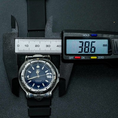 TAG HEUER 6000 Professional WH1115-K1 Blue Dial 39mm Date Quartz
