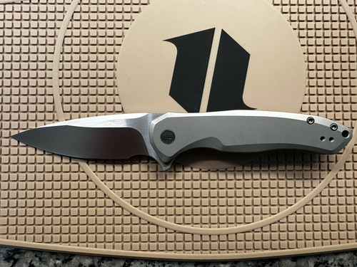 WE Knife Kitefin Titanium Handle Folding Pocketknife