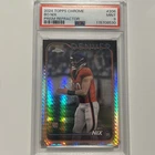 2024 Topps Chrome Bo Nix Prism Refractor Mint PSA 9 Rookie Card No. 206 RC SP