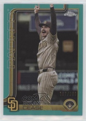 2025 Topps Chrome Aqua Refractor 167/199 Dylan Cease #212 1d0h
