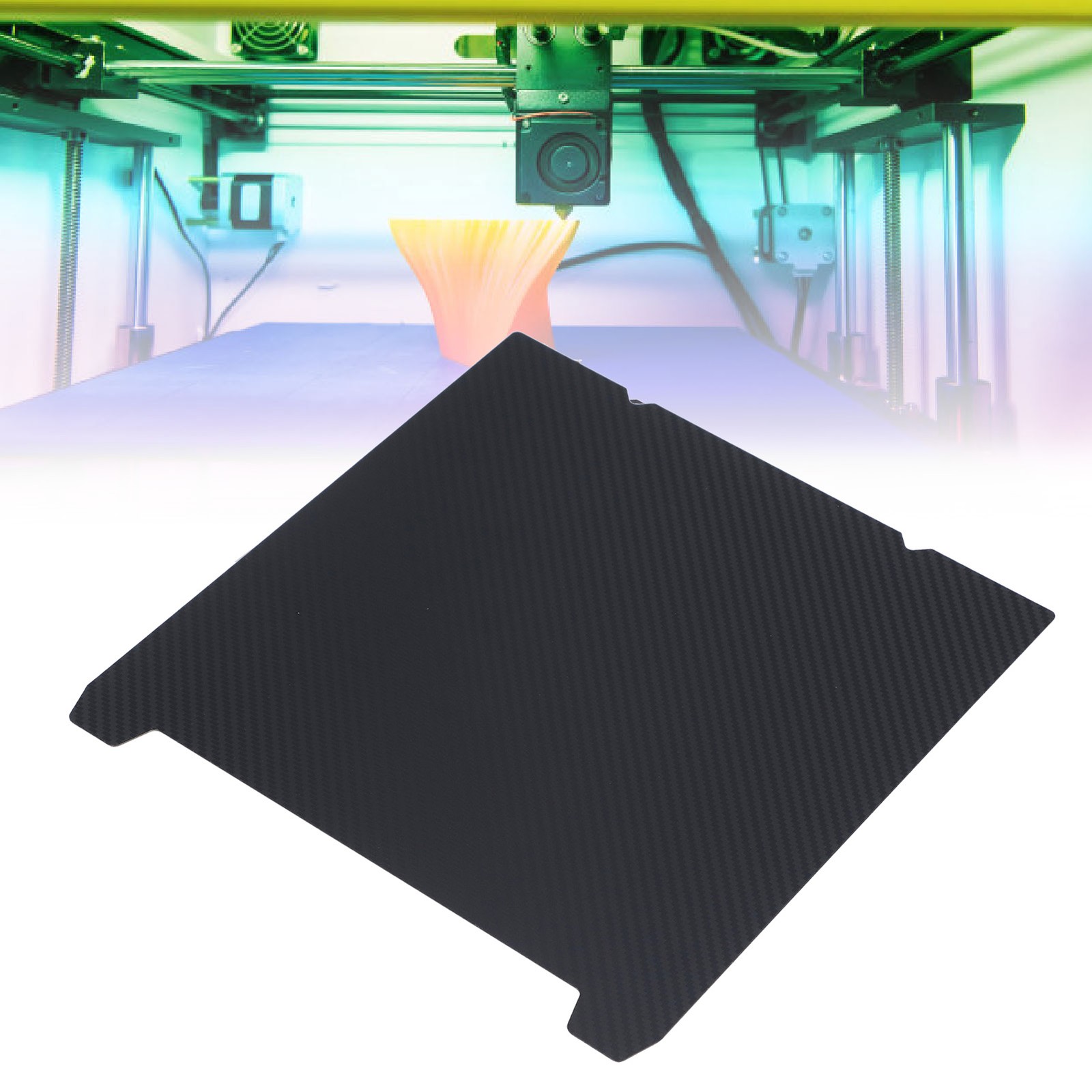 Double Sided Print Bed Printer Build Plate Strong Adhesion PEI Coating PET☜