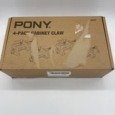 PONY 4-Pack Cabinet Clamp Set 440 lbs Load Limited Cabinet Claw Face Frame Clamp