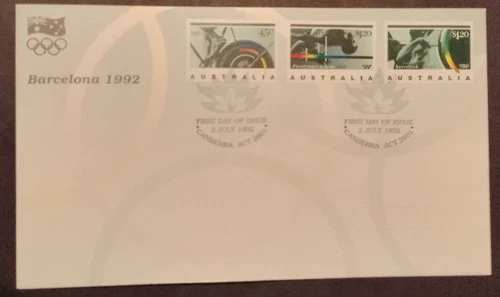 Australia 1992. Barcelona 1992. First Day Cover.