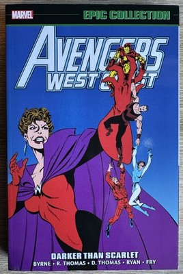 Avengers West Coast Darker Than Scarlet Marvel Epic Collection John Byrne OOP