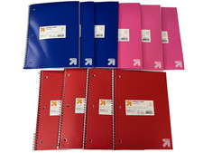 Set Of 10 pcs Up Up College Ruled Notebook 70 Sheets Set of random colors.