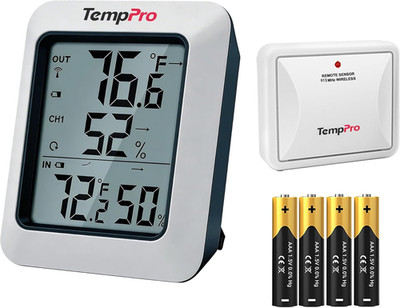 TP60 Digital Hygrometer Outdoor Thermometer Wireless Temperature and Humidity Ga