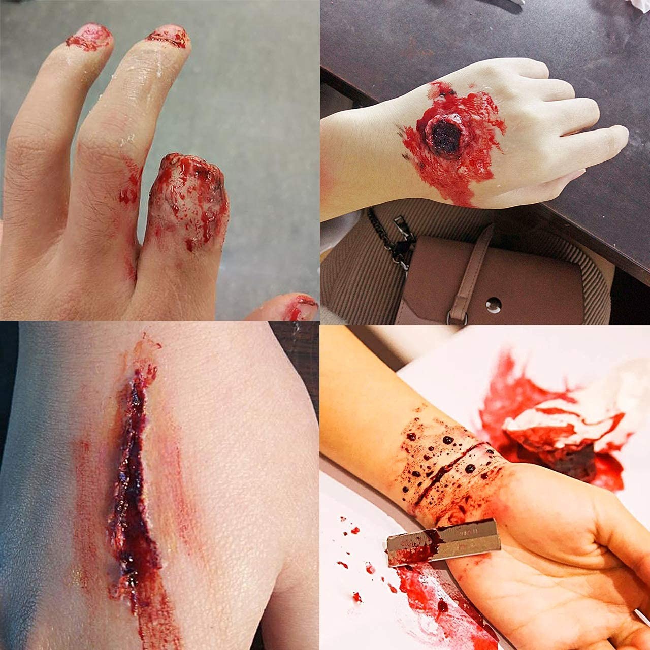 Scar Wax Kit with Spatula - Realistic SFX Makeup for Halloween & Cosplay