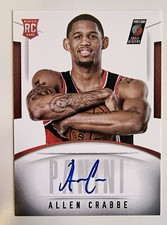 ALLEN CRABBE Rookie Auto Card 2013-14 Panini Court Kings Next Day Autographs