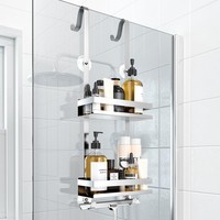 Duschablage Ohne Bohren Badezimmer Organizer HäNgend Silber FüR Dusche Halterung