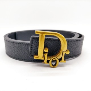 Christian Dior Belt Black Leather 5703965