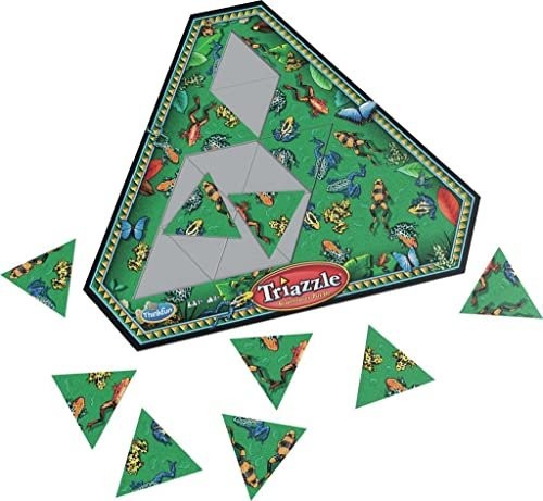 Think Fun Triazzle - Rompecabezas rompecabezas a juego con imágenes | Involucra estratégicamente... - Imagen 3 de 8