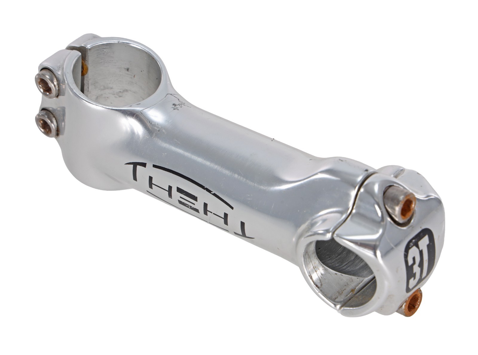 3T "The Stem" Alloy Road Bike Stem 25.4. x 100mm +/-17&ordm; SIL