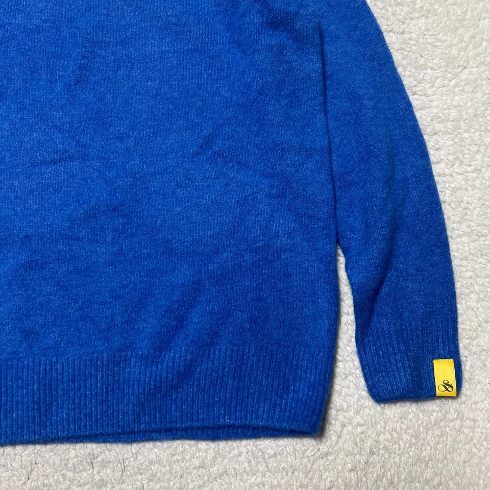 Suéter Scotch Soda Hombre Extra Grande Mezcla de Lana Cuello Redondo Pullover Elástico Foto 2 de 4