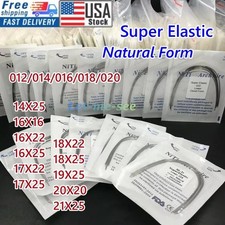 100Pcs Dental Orthodontic Super Elastic Niti Arch Wire Round Natural Form USA