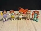 5 Cabbage Patch Kids 1984 PVC Mini Dolls Vintage Figures Collectible Lot