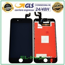 DISPLAY LCD RETINA PER APPLE IPHONE 6S TOUCH SCREEN FRAME VETRO NERO TIANMA