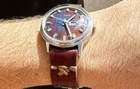 Timex Mercury Day Date 1974 Brown Dial Patina Running Great Serviced! VIDEO rare