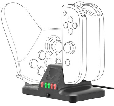 Speedlink Ladegerät Lade-Station Docking für Nintendo Switch Joy-Con Controller