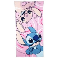 Disney Lilo Und Stitch Angel Mikrofaser Strandtuch Badetuch Xl 70X140 Cm