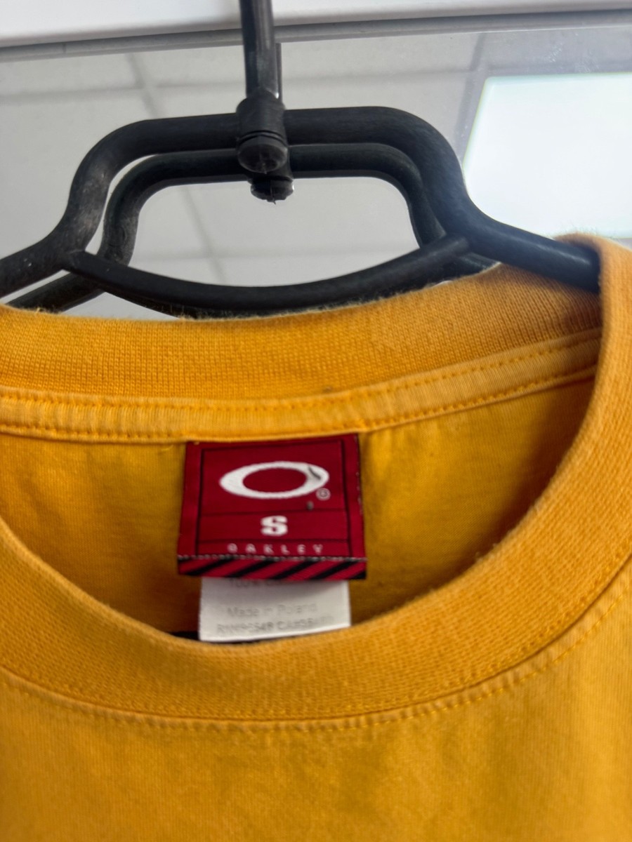 Vintage 90's Oakley Flame T shirt Y2k Tee Board Very Rare Spellout