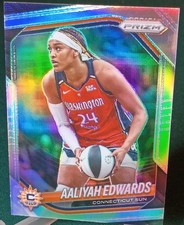 Aaliyah Edwards 2025 Panini Prizm Silver Prizm Connecticut Sun #94 WNBA