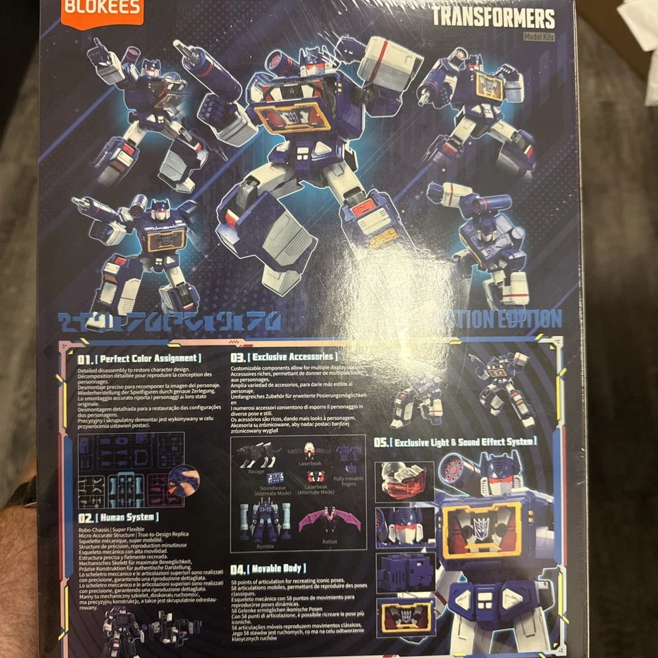 Blokees Transformers Action Edition Soundwave Kit Modelo Sellado Foto 3 de 4
