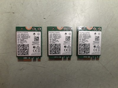 (3) Intel 8265NGW Wireless-AC 8265 802.11ac Wireless + Bluetooth Card 851594-001