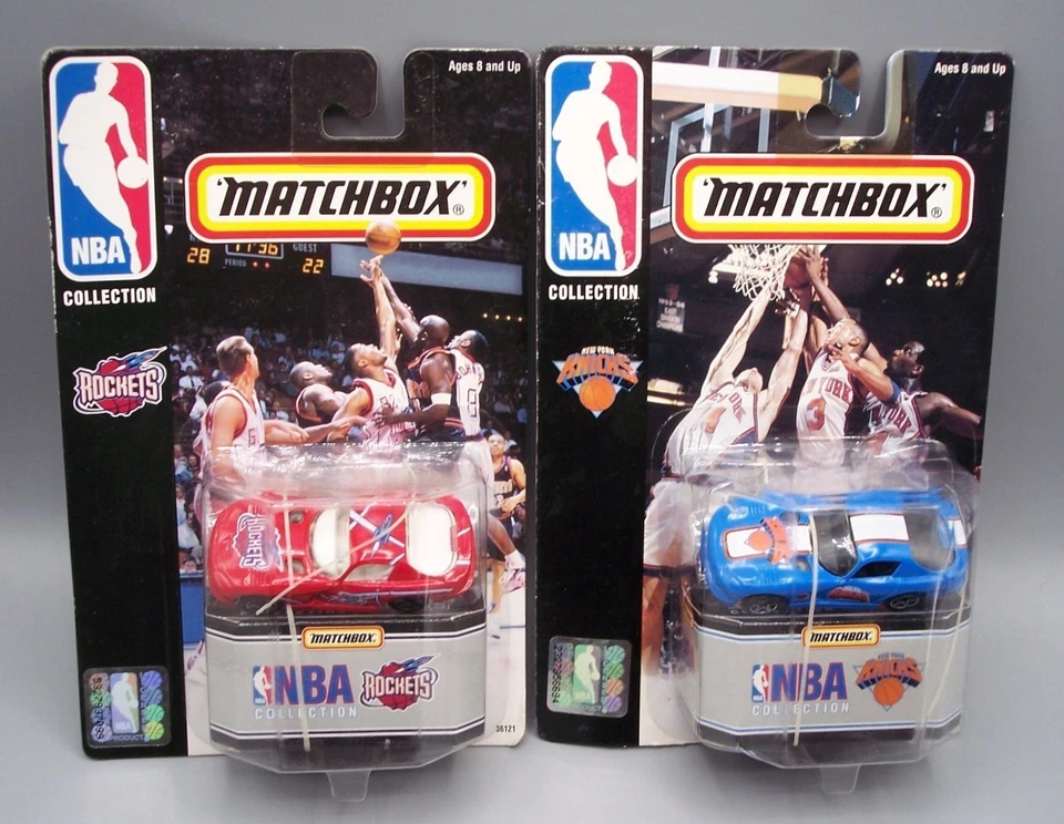 LOT (19X) "MATCHBOX" NBA VIPERS **CELTICS NICKS LAKERS SONICS PACERS** CARDED - Image 4 of 4